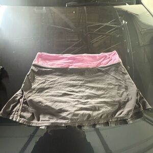 Lululemon Pink and Gray Women's Tennis Skirt